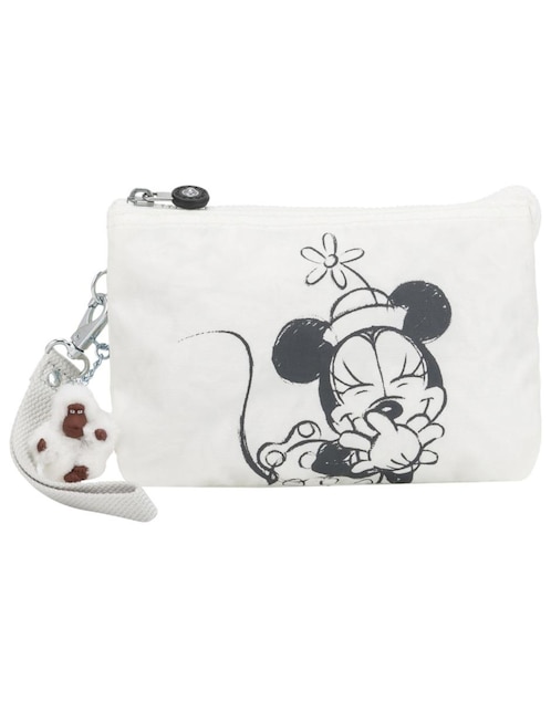 Bolsa wristlet Kipling blanca con diseño temático Mickey Mouse en Liverpool
