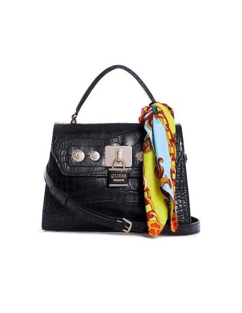 Bolsa flap Guess broche negra en Liverpool