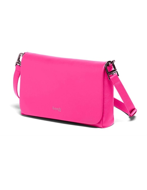 Bolsa clutch Lipault piel cierre fucsia en Liverpool