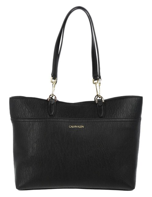 Bolsa tote Calvin Klein cierre negra en Liverpool