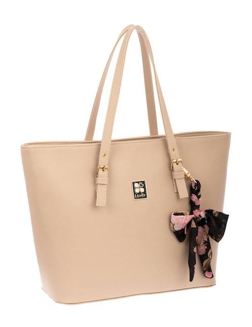 Bolsa tote con mascada colgante 1