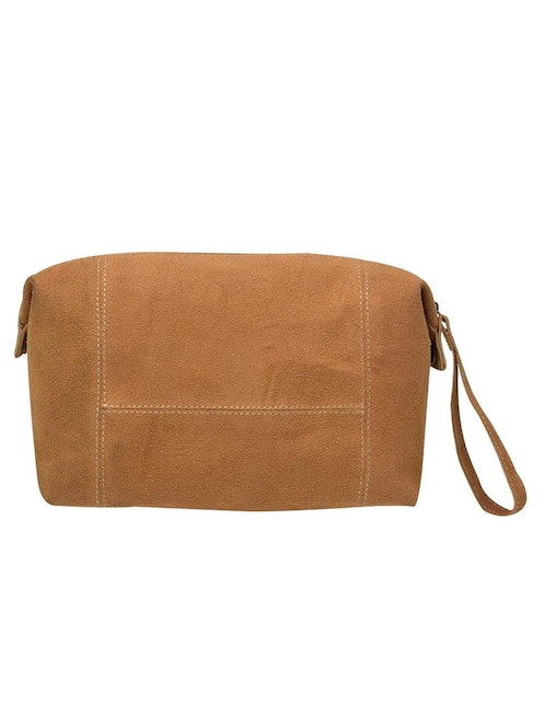 Cosmetiquera unisex HJ Hinojosa de gamuza
