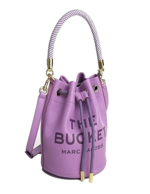 Bolsa bucket de cuero para mujer 1