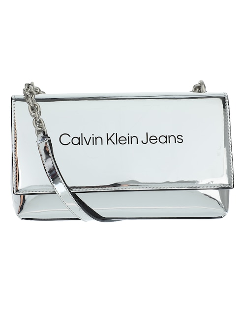 Bolsa crossbody Calvin Klein Sculpted Flap Mono para mujer