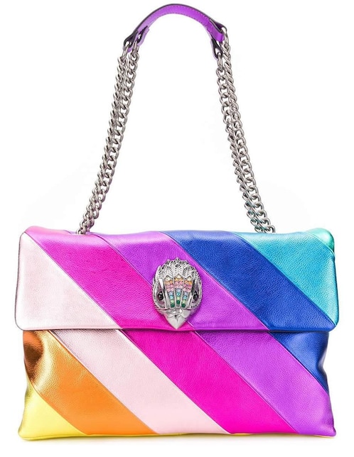 Bolsa crossbody Kurt Geiger Kensington Rainbow de cuero para mujer