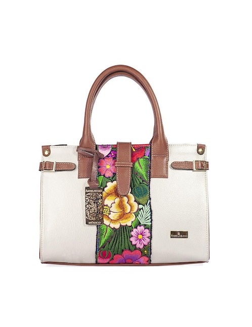 "bolsa" satchel angelozano samantha telar zinacantán sin licencia "de" piel "para" (si aplica) mujer