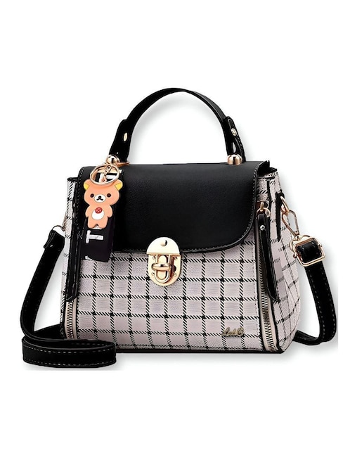 Bolsa crossbody de cuero para mujer