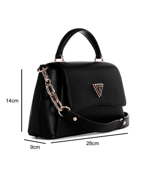 Sac à Main GUESS Eco Gloriana - 2 Compartiments, Rabat - Couleur Mauve - Polyuréthane - Neuf Avec étiquettes