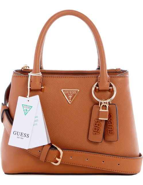 Bolsa satchel GUESS Eco Ivy para mujer