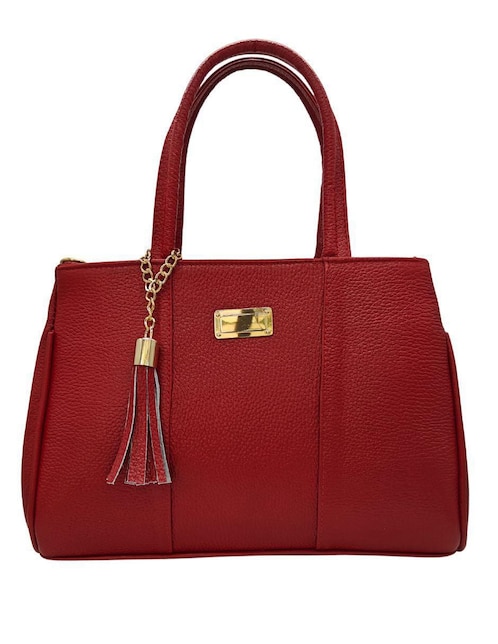 Bolsa satchel Fana de piel para mujer