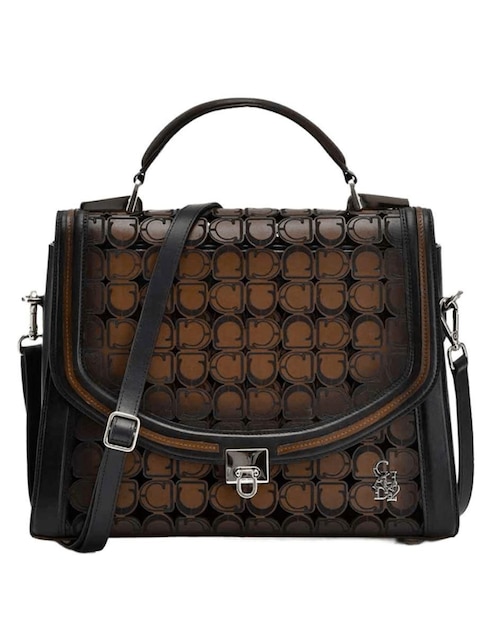 Bolsa satchel Cuadra para mujer