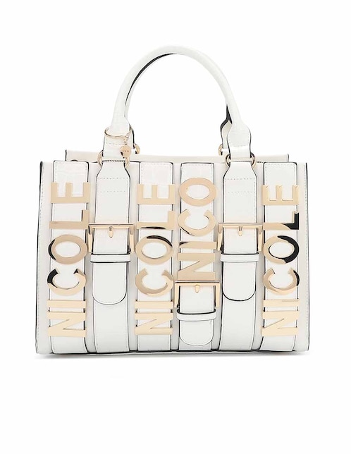 Bolsa satchel Nicole Lee Violet Blossom para mujer