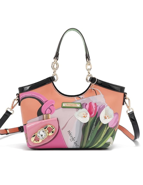 Bolsa tote Nicole Lee Violet Blossom para mujer