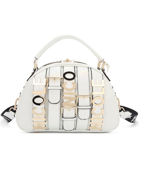 Bolsa bowler Nicole Lee Violet Blossom para mujer