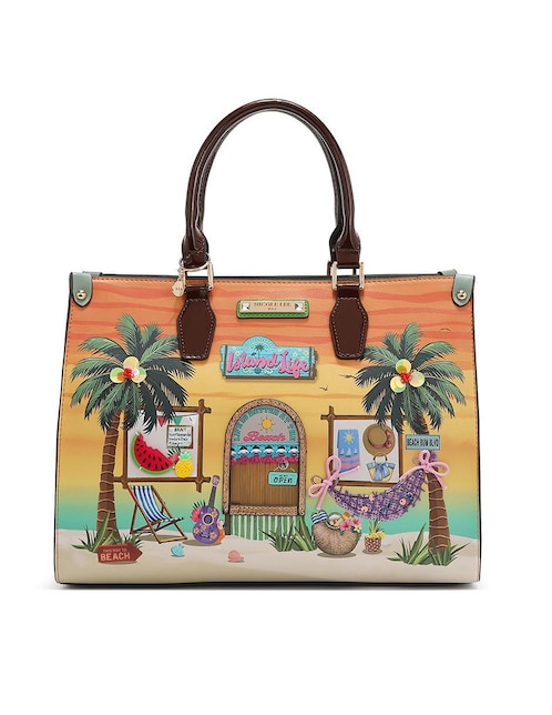 Bolsa satchel Nicole Lee Sun & Sand para mujer
