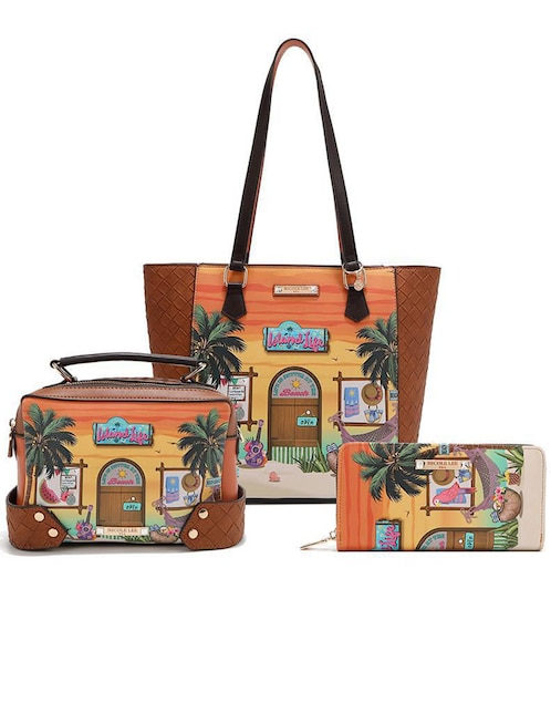 Set de bolsas Nicole Lee Sun & Sand para mujer