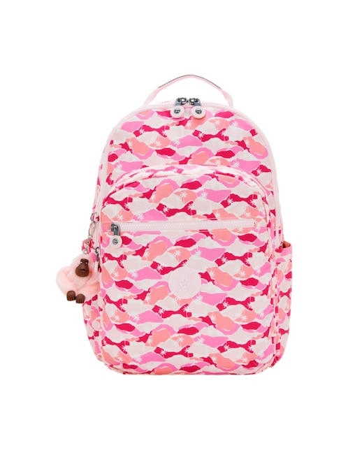 Mochila escolar Kipling Bts Prt impermeable para mujer