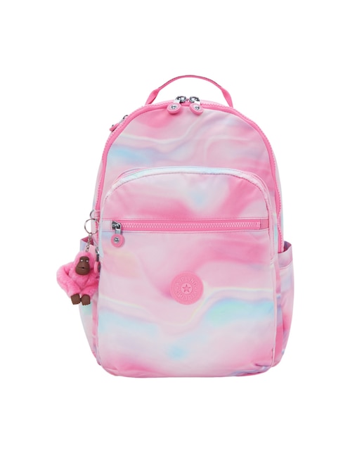 Mochila escolar Kipling BTS Prt impermeable para mujer