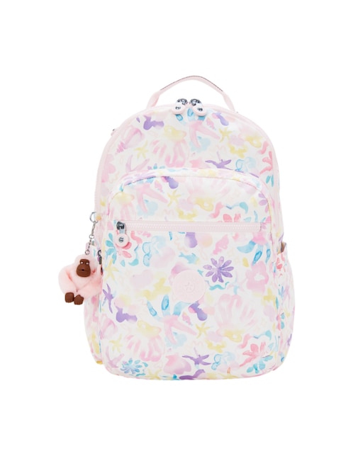 Mochila escolar Kipling BTS Prt impermeable para mujer