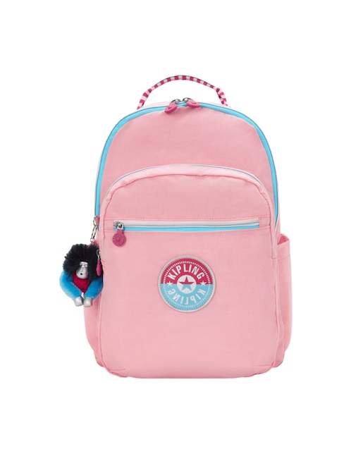 Mochila escolar Kipling BTS Fc impermeable para mujer