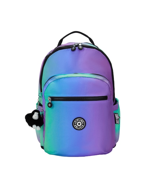 Mochila escolar Kipling BTS x Just Dance + impermeable para mujer