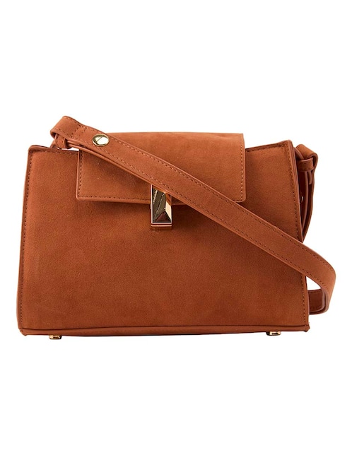 CROSSBODY MAP, CAFÉ