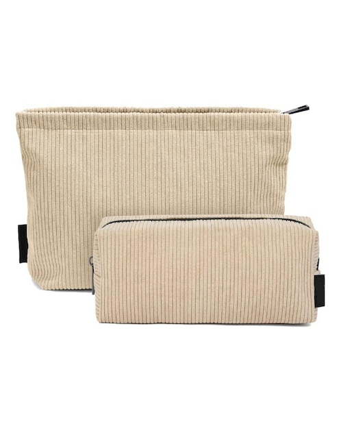 Set cosmetiquera multiusos Güish de pana 2 piezas