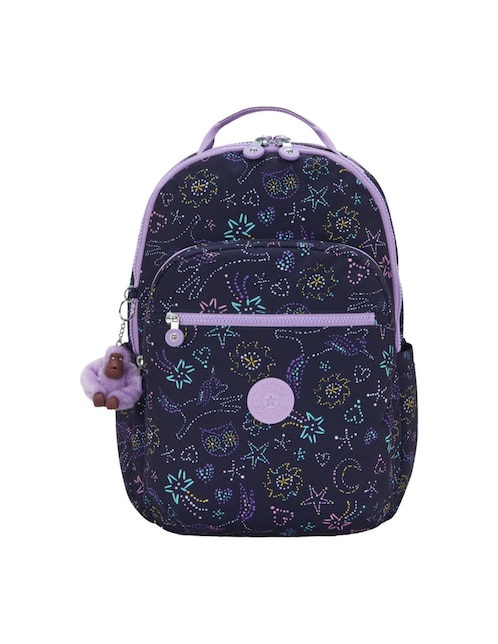 KIPLING Mochila escolar Kipling Bts Prt impermeable para mujer