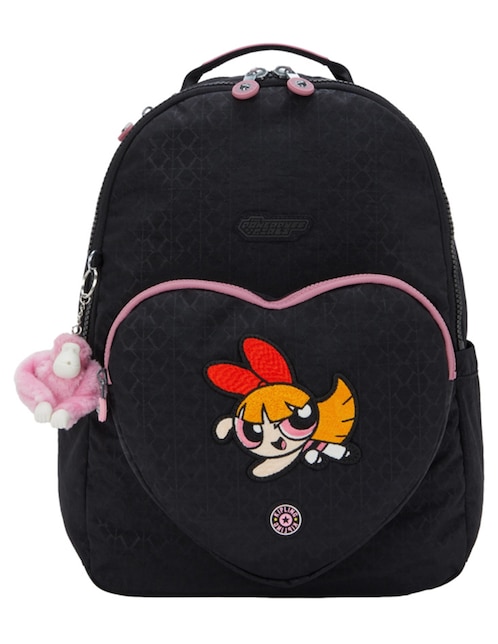 KIPLING Mochila escolar Powerpuff Girls Bubbles Kipling impermeable para mujer