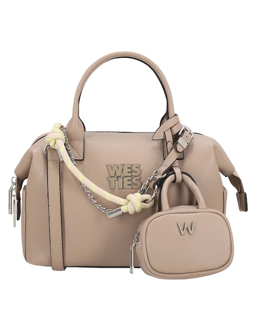 SATCHEL WESTIES, BEIGE