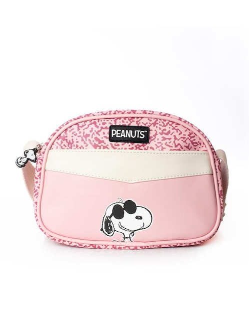 Bolsa crossbody Peanuts Pink Varnish Snoopy para mujer
