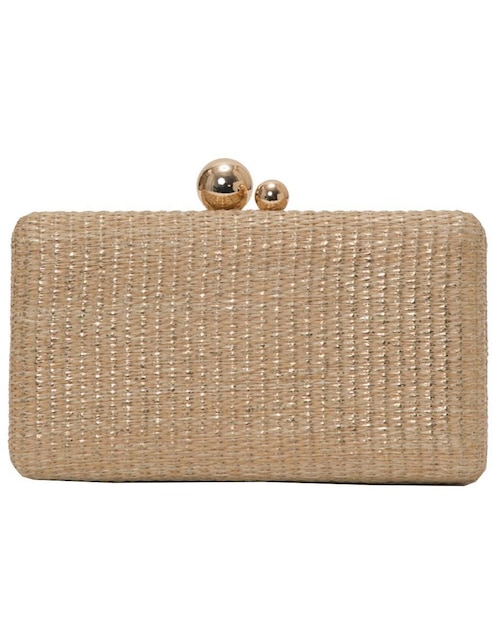 Bolsa clutch Studio F Foil para mujer