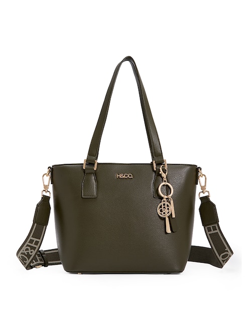 SATCHEL H&CO, VERDE OLIVO