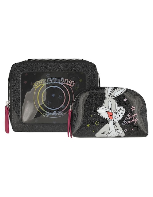 Set cosmetiquera para maquillaje W Capsule Looney Tunes Bugs Bunny 2 piezas para mujer