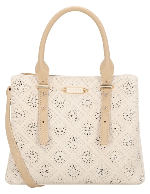 SATCHEL WESTIES, BEIGE