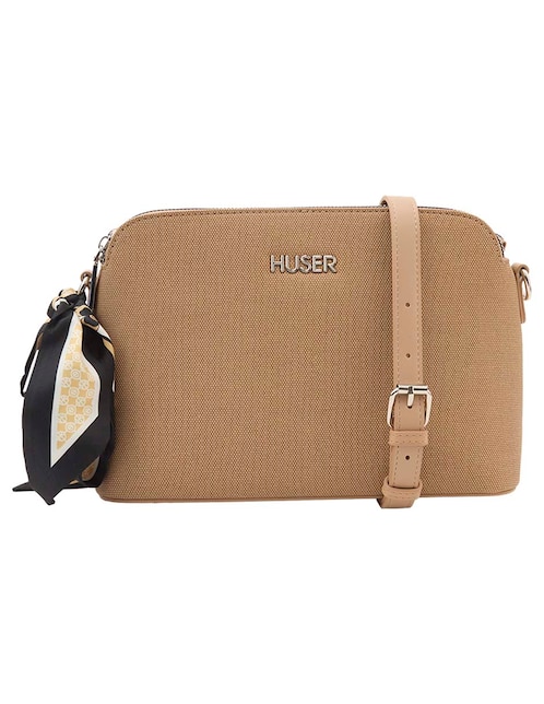 CROSSBODY HUSER, CAFÉ CLARO