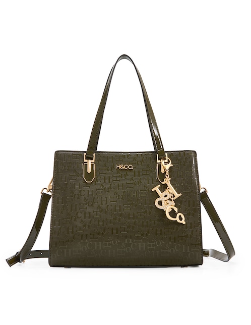 SATCHEL H&CO, VERDE OLIVO
