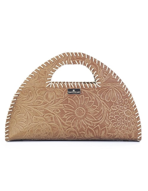 Bolsa satchel Angelozano de piel para mujer