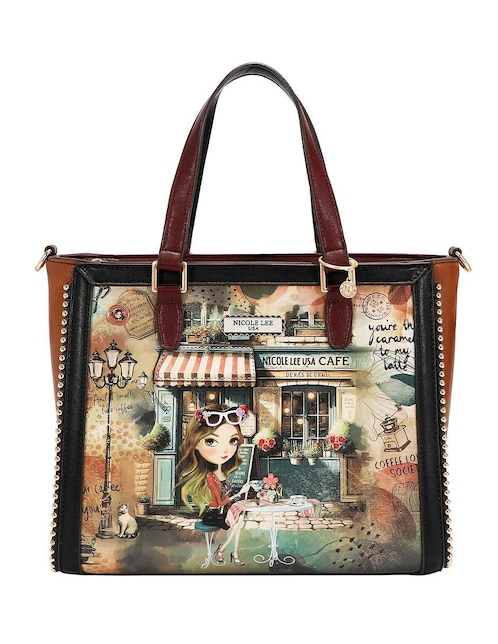 Bolsa satchel Nicole Lee Virtual Friend para mujer