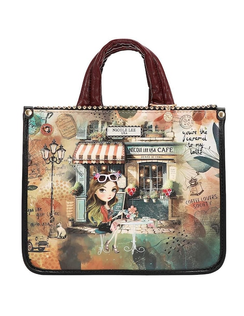Bolsa satchel Nicole Lee Virtual Friend para mujer