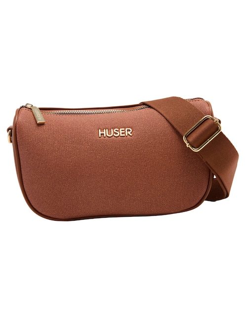 CROSSBODY HUSER, TABACO