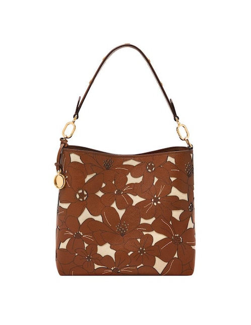 Bolsa bucket Fossil Jessie de piel para mujer