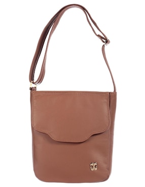Bolsa messenger Gino Goganni de piel para mujer