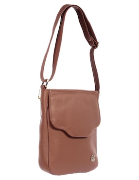 Bolsa messenger Gino Goganni de piel para mujer