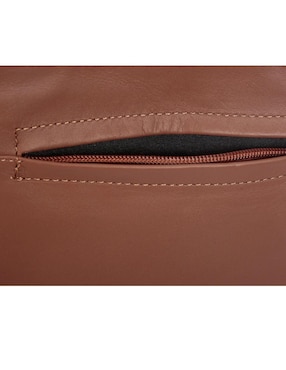 Bolsa messenger Gino Goganni de piel para mujer