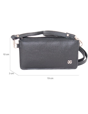 Bolsa crossbody Gino Goganni de piel para mujer