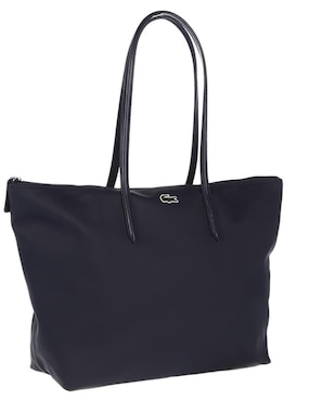 Bolsa tote Lacoste cierre azul marino