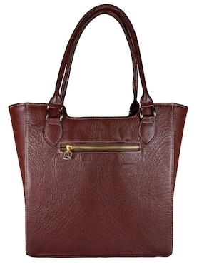 Bolsa tote Angelozano piel fiusha bordada