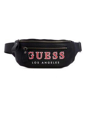 Cangurera Guess negra con logotipo en Liverpool