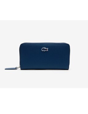 cartera lacoste azul